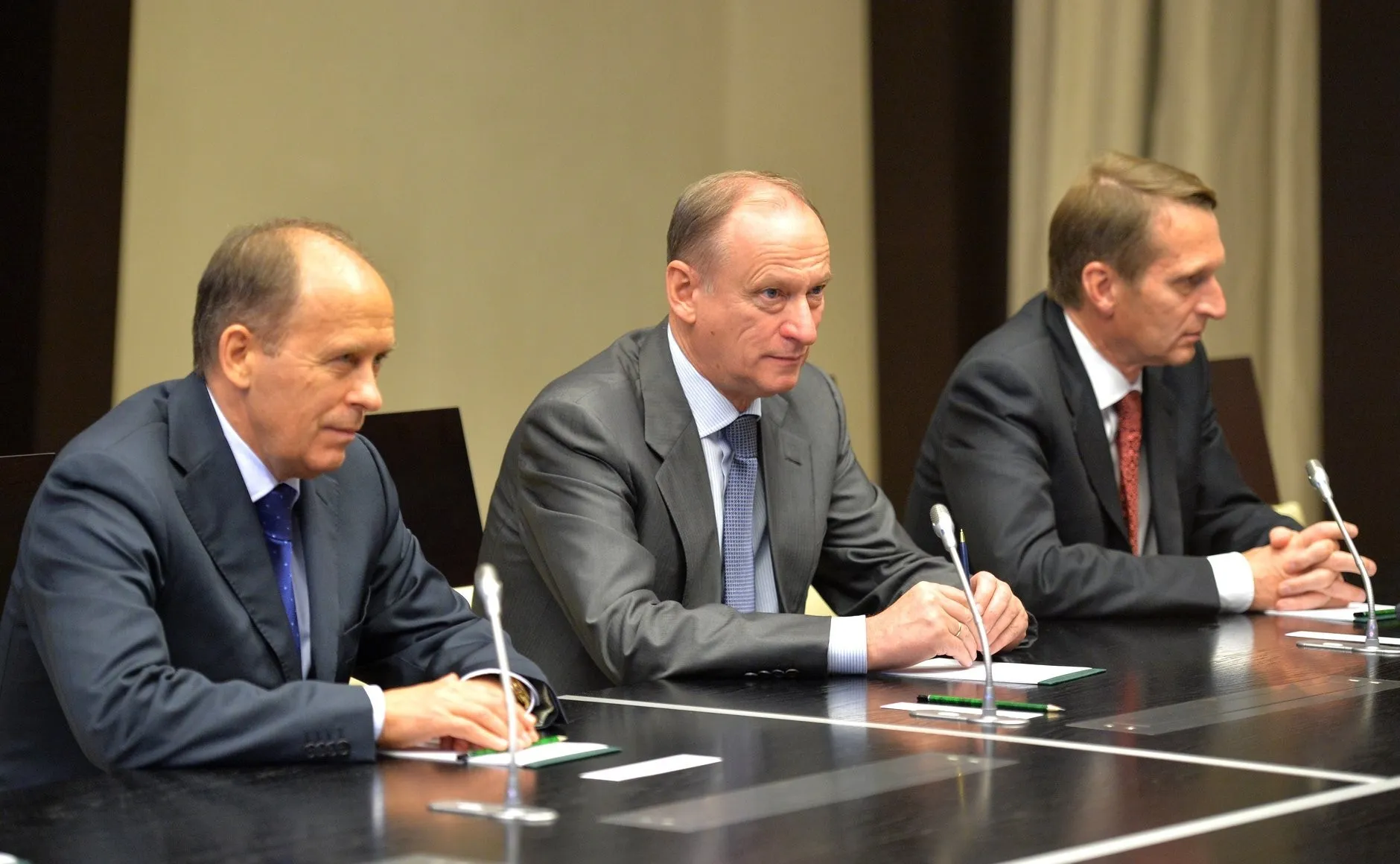 Alexander Bortnikov, Nikolai Patrushev and Sergei Naryshkin