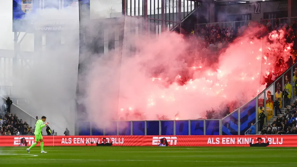 Feyenoord will not take fans to next two away games after fireworks incident at Cambuur