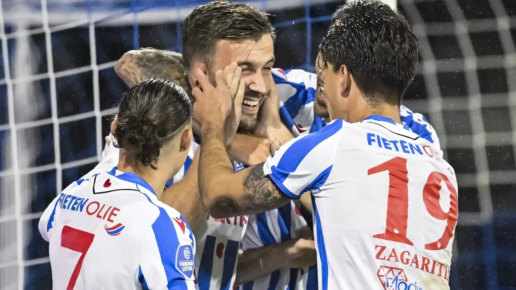 Vente steers Heerenveen to comprehensive win with 1,000th goal at Abe Lenstra Stadium
