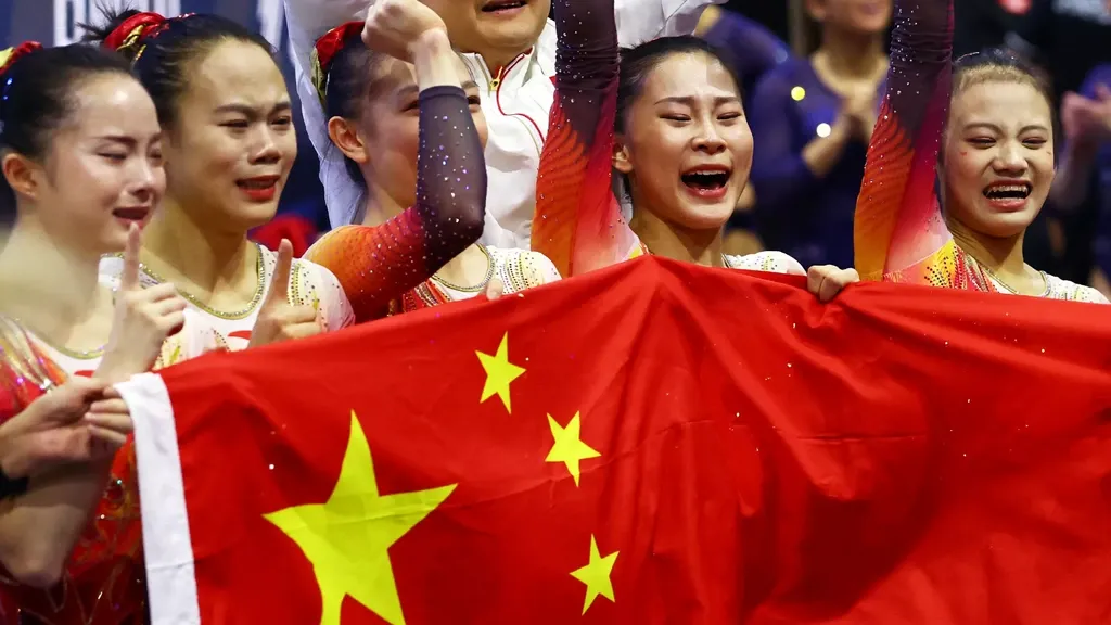 China beats US for first time in 16 years in team final at World Gymnastics Championships