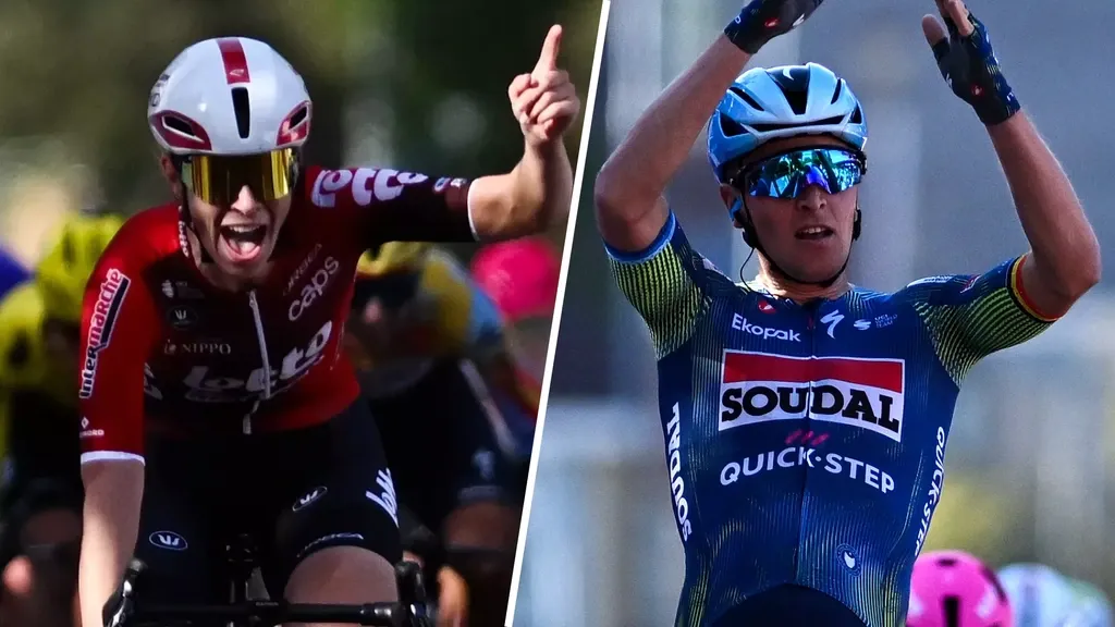 Tas and Merlier win turbulent Eneco Tour stages, another car on the course