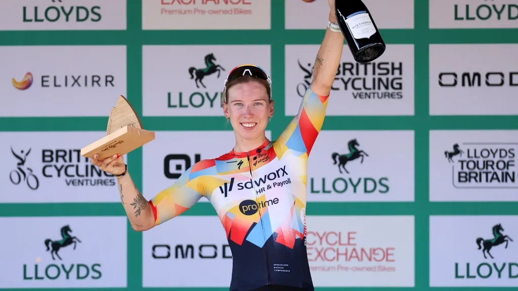 And that makes four: Our Lorena Wiebes wins the final stage of the Tour of Britain