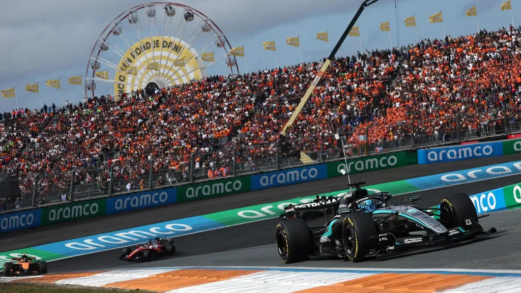 Russell wins sprint race in Zandvoort, Verstappen finishes sixth