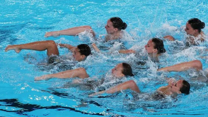 Russian synchronized swimmers secure a proud second gold at the European Championships
