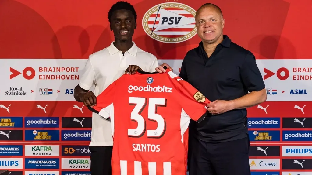 PSV strengthens squad with Sparta's Ayoni Santos — sixth summer signing