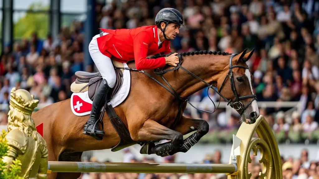 Veteran showjumper Steve Guerdat rides faultless to first individual world title in Aachen