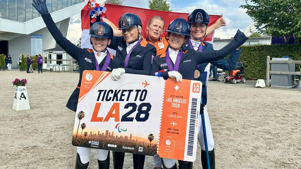 Bronze for the Netherlands in the team event at the Para-Dressage World Championships — Paralympic spot secured