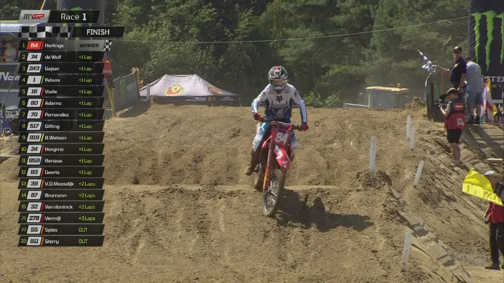 Herlings sovereign in Flemish sand and stretches lead further in MXGP